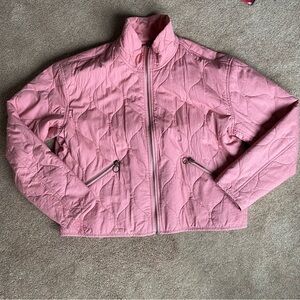 Women’s Lucky Brand Carry On Pink Quilted Jacket - Size M